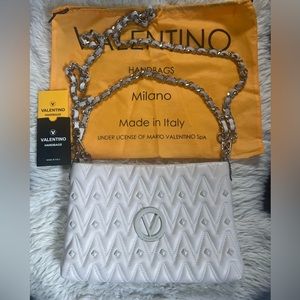 Valentino by Mario Valentino leather bag beige/sand
